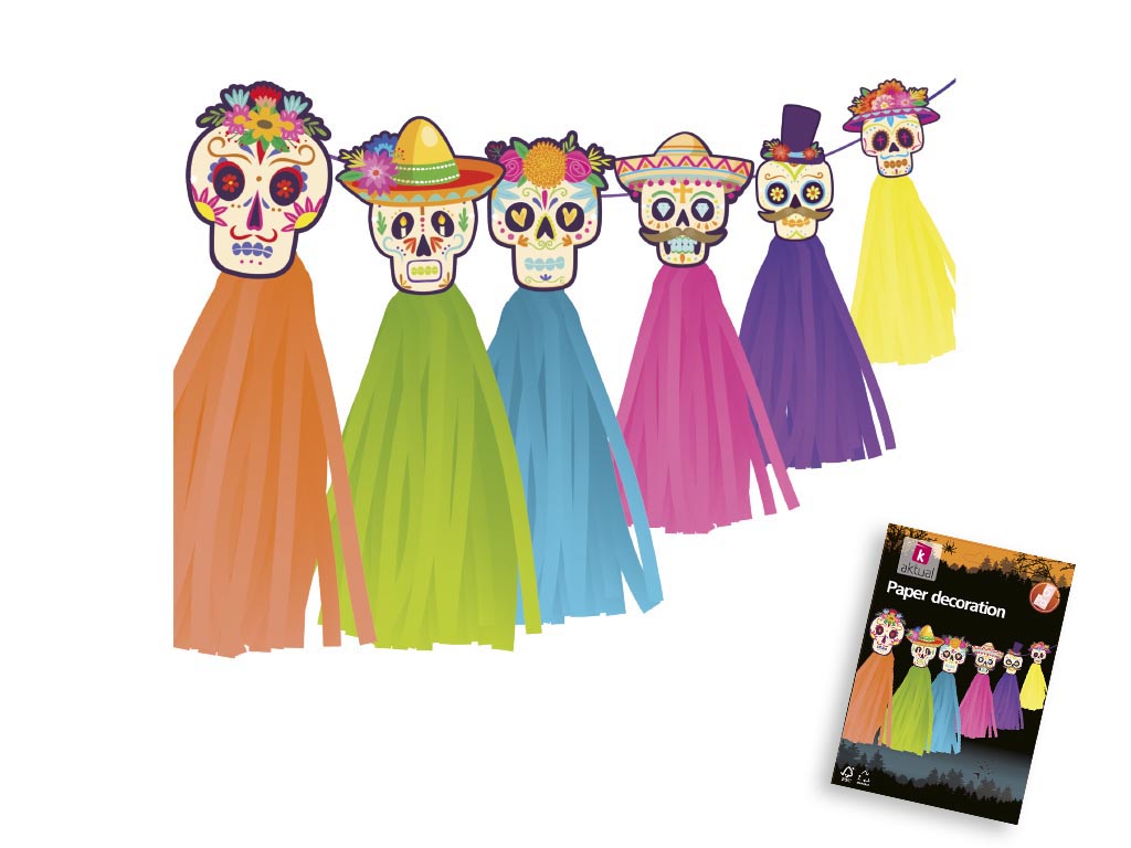 GUIRNALDA CALAVERAS HALLOWEEN cod. 5500412