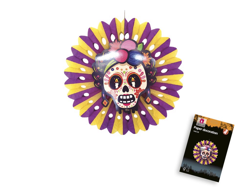 DECORACION CALAVERA HALLOWEEN cod. 5500414