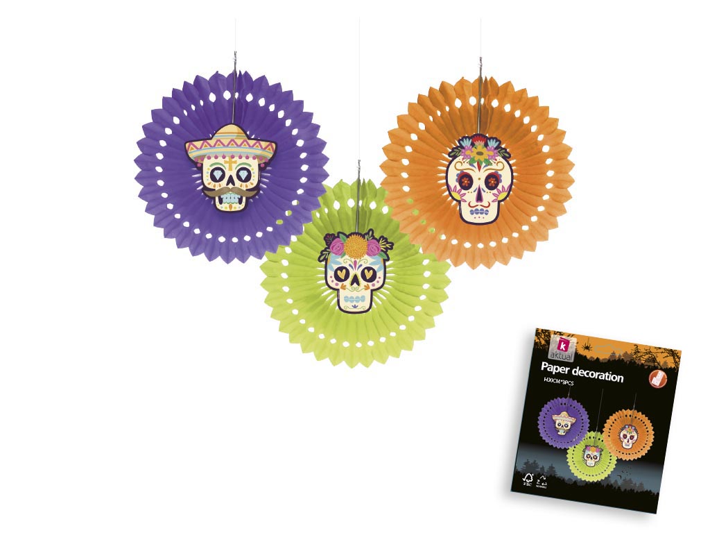 3 SET SKULLS HALLOWEN cod. 5500416