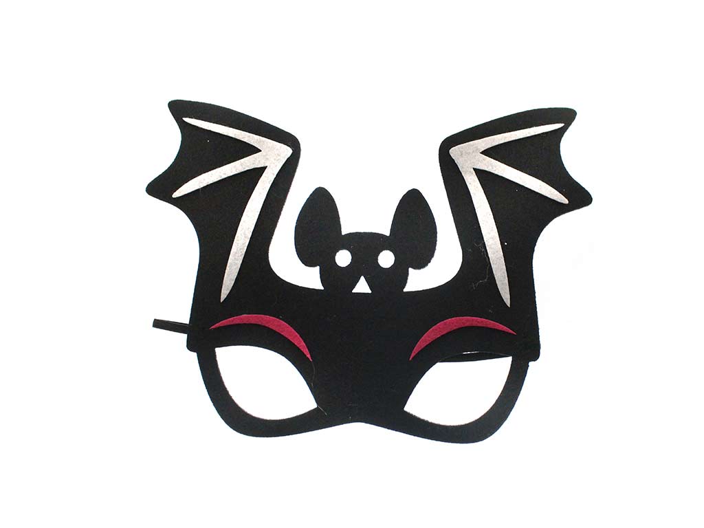 MÁSCARA HALLOWEEN MORCEGO PRETO cod. 5500639