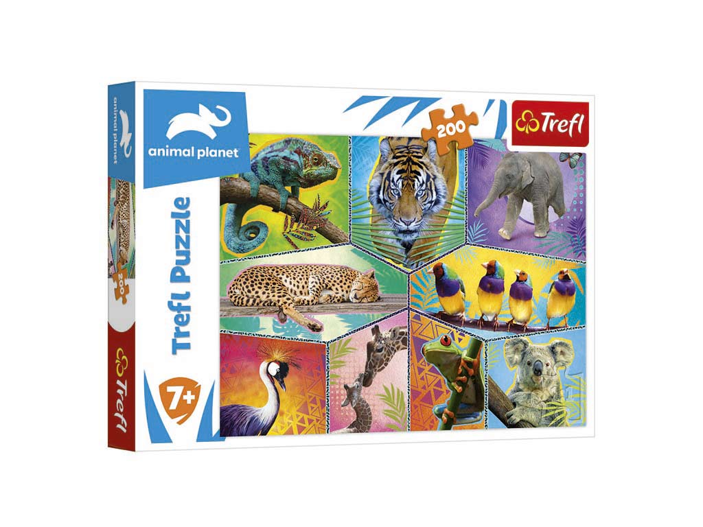 PUZZLE 200 PCS. ANIMAL PLANET cod. 8000135