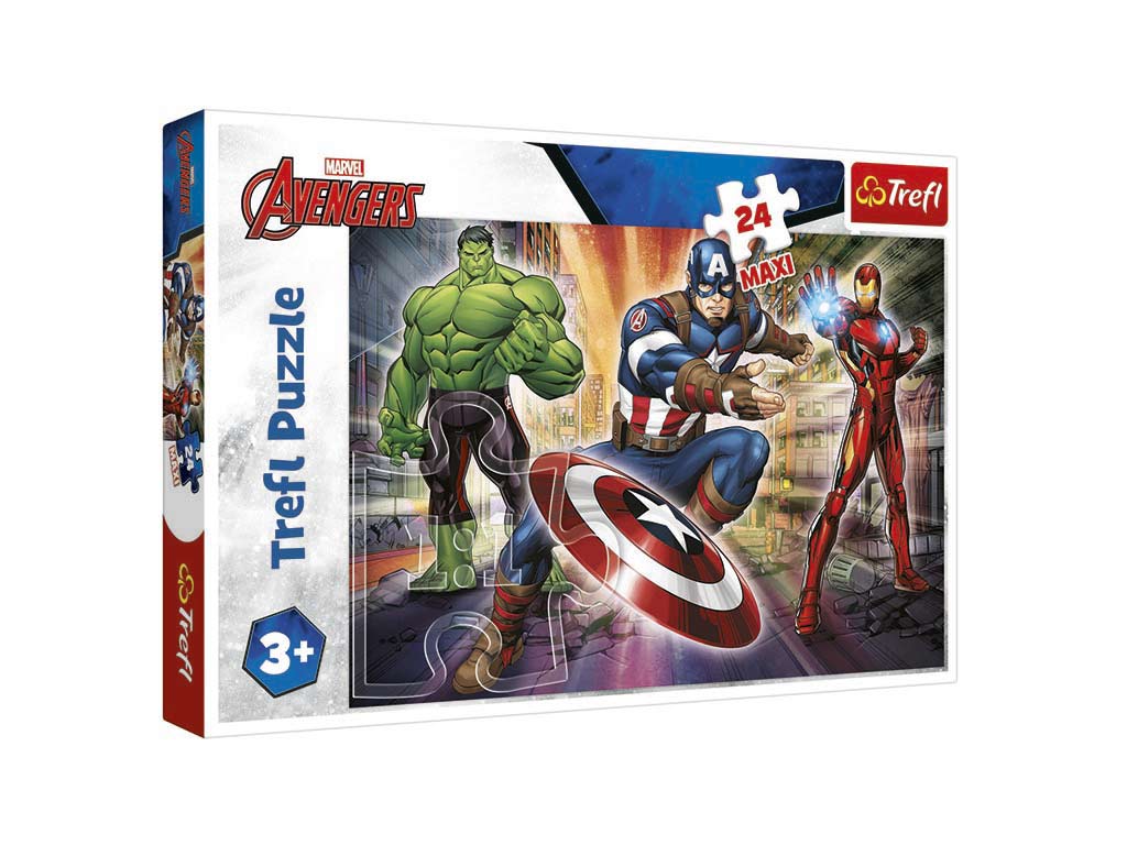 MAXI PUZLE 24 PZS. AVENGERS cod. 8000140