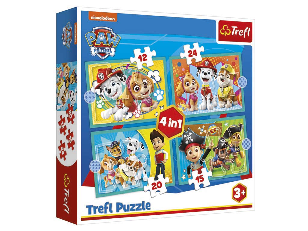4 IN 1 PUZZLE PAW PATROL cod. 8000193