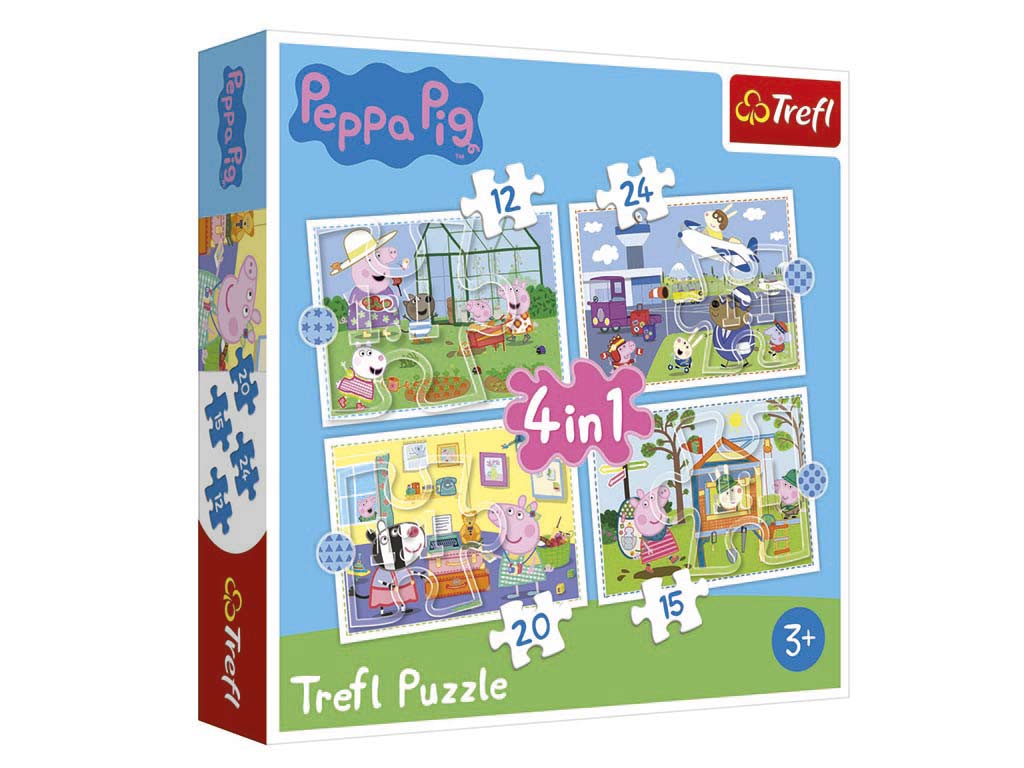 R.34359-PUZLE 4 EN 1 PEPPA PIG cod. 8000195