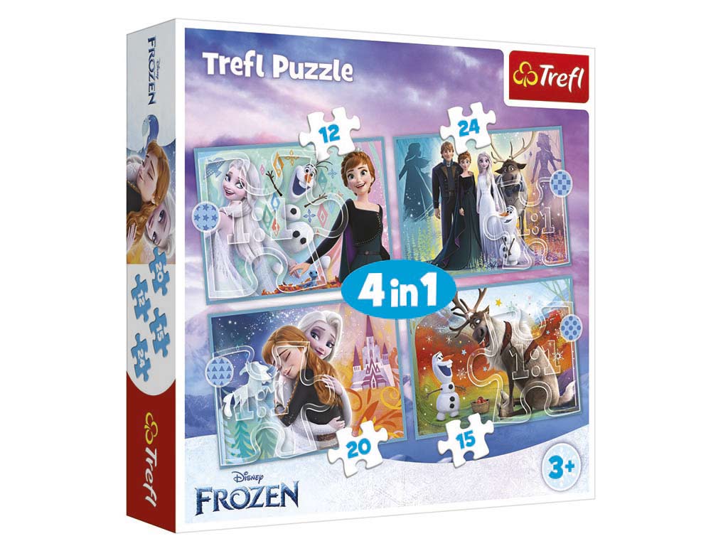 4 IN 1 PUZZLE FROZEN cod. 8000197