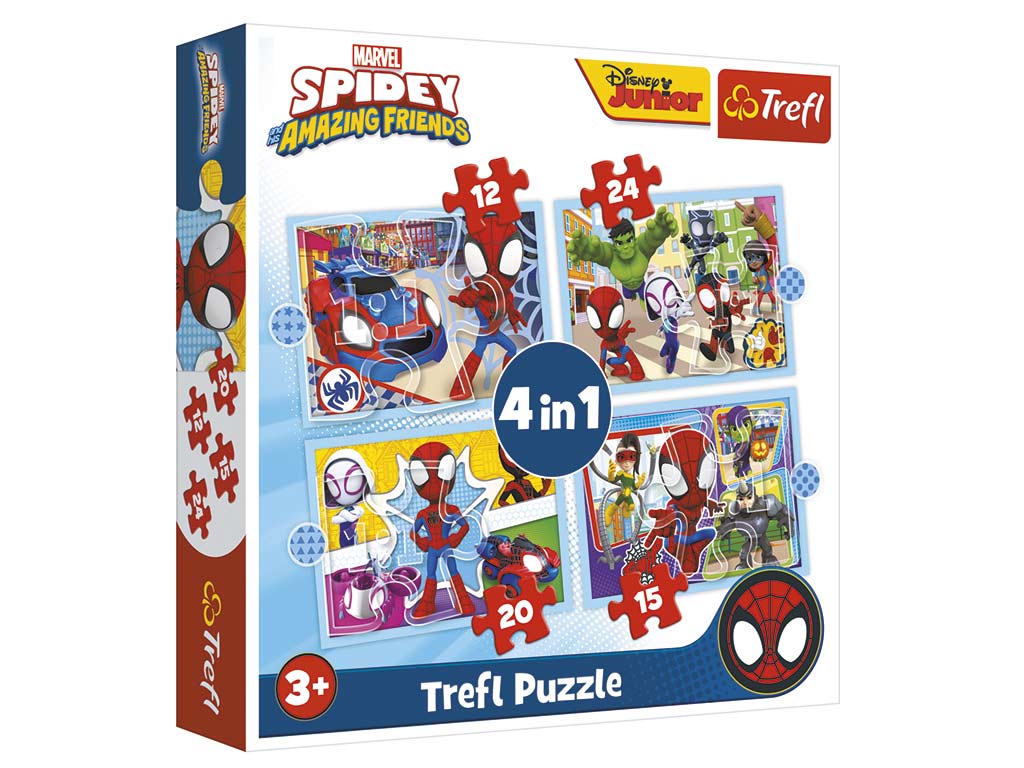 PUZZLE 4 IN 1 SPIDEY cod. 8000209