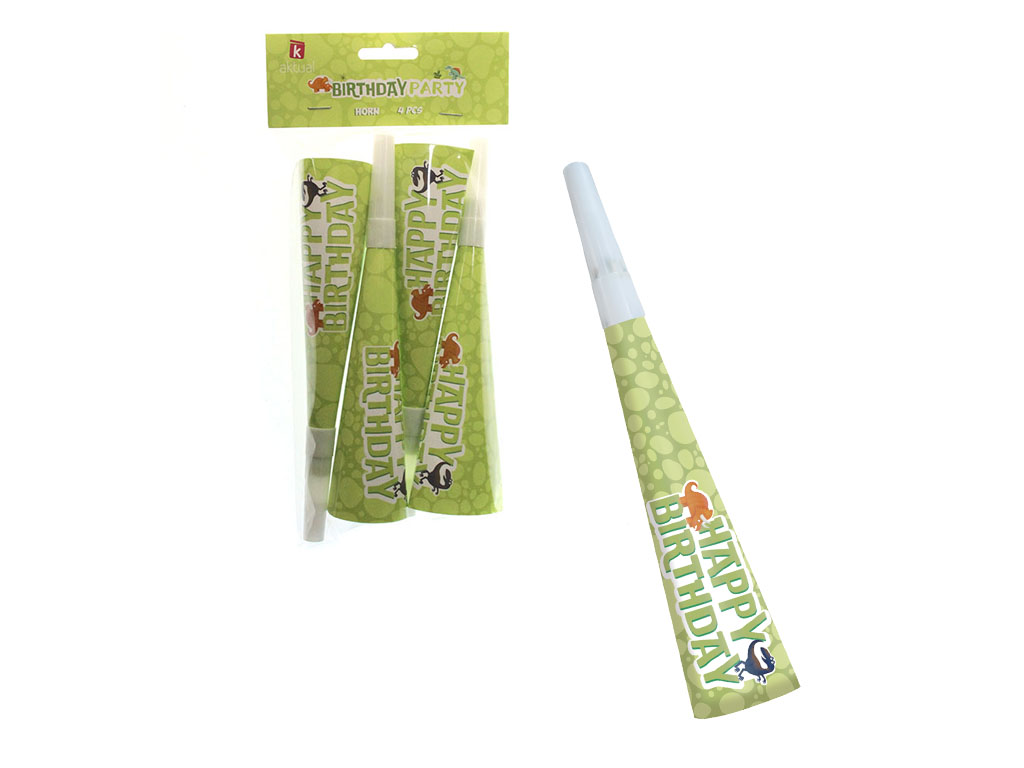 4 PCS. TROMPETA DINOSAURIO cod. 8000274