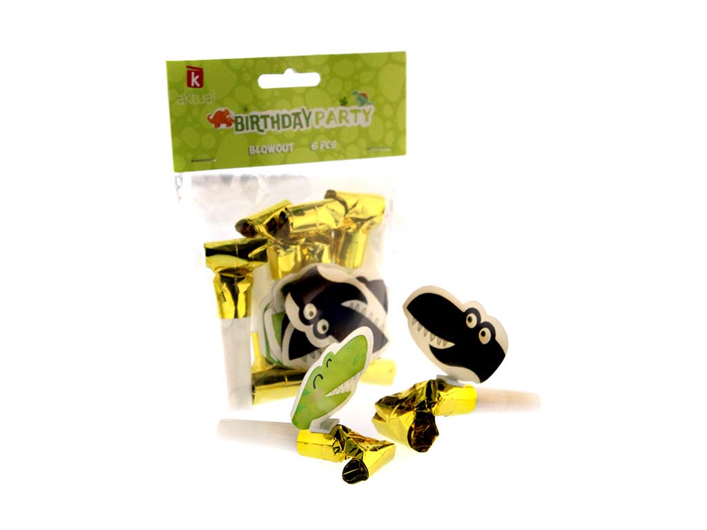 6 PCS. ESPANTA SUEGRAS DINOSAURIO cod. 8000275
