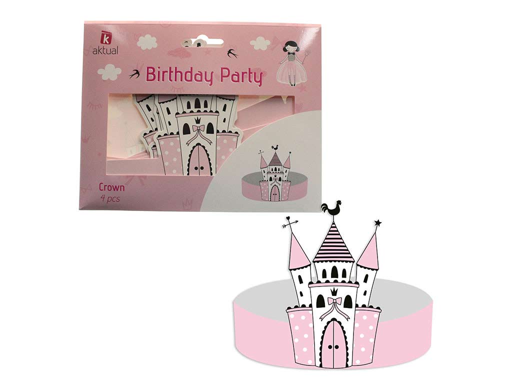 SET 4 CORONAS PRINCESS cod. 8000283