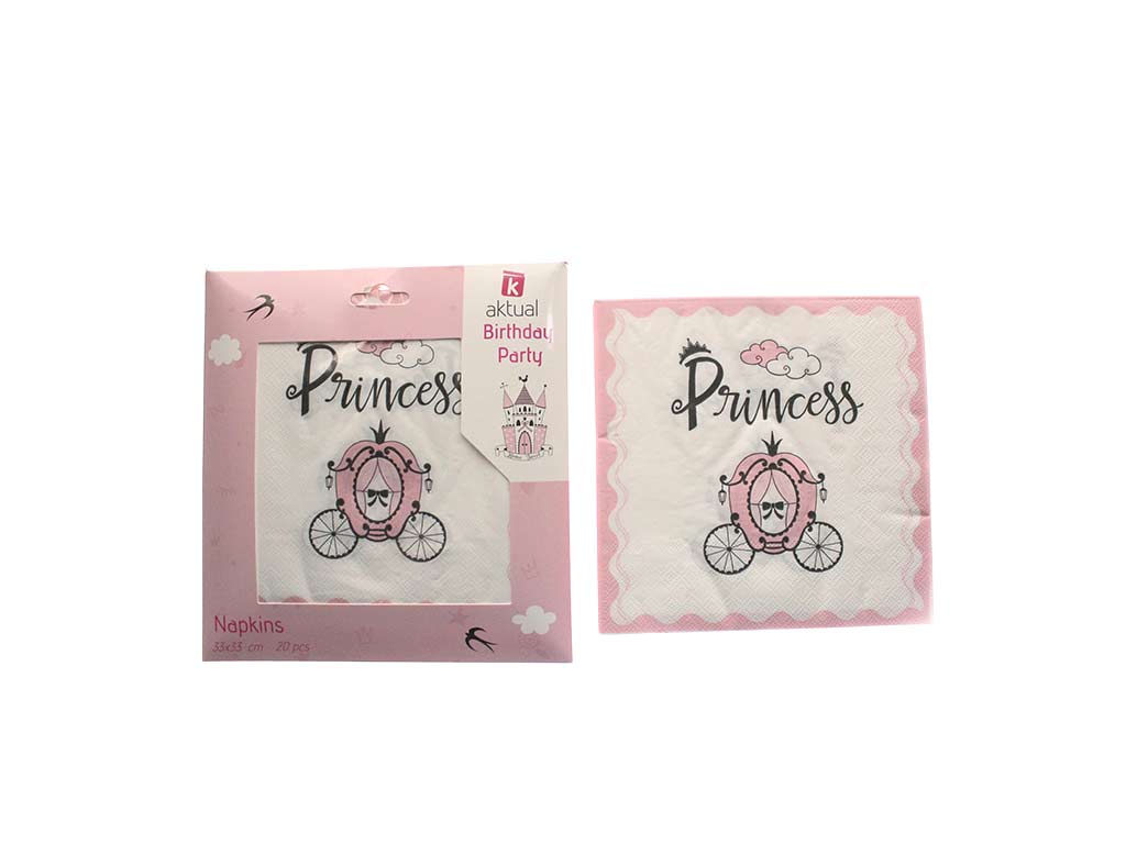 PACK 20 SERVILLETAS PRINCESS cod. 8000288