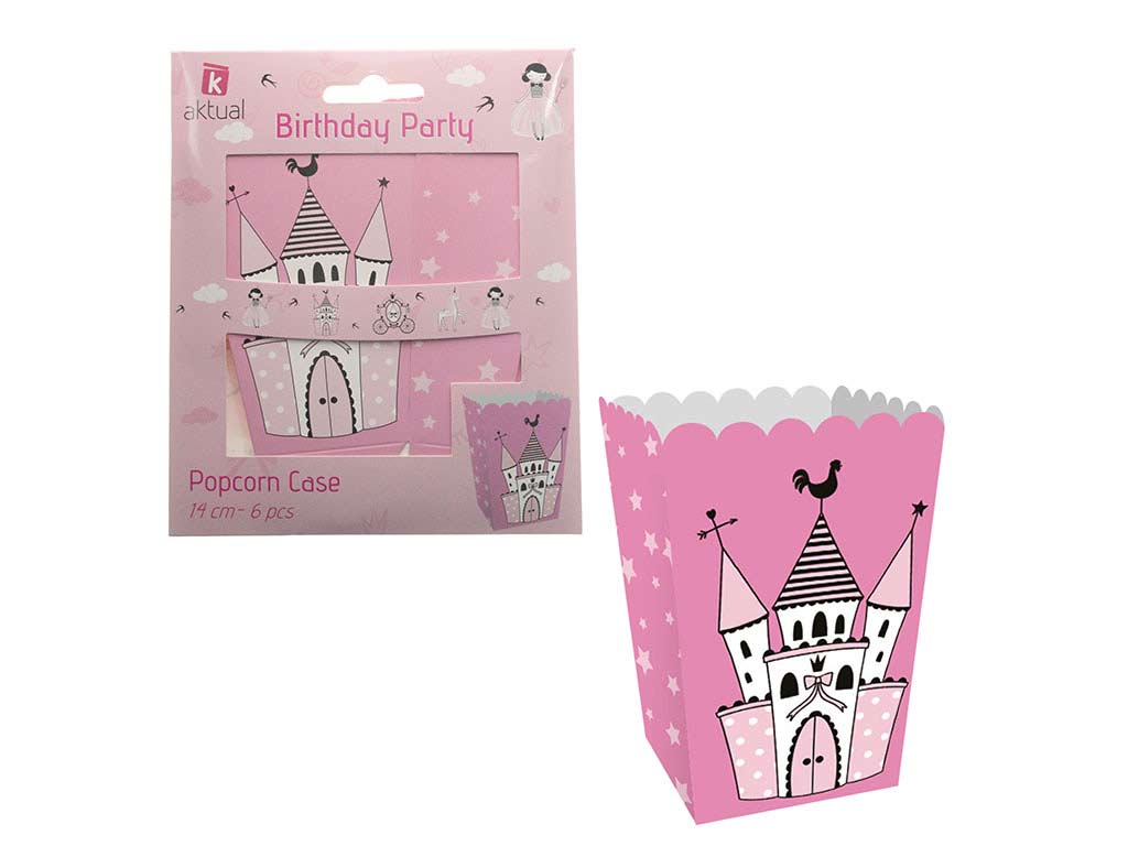 6 PCS. CAJA PALOMITAS PRINCESS cod. 8000295