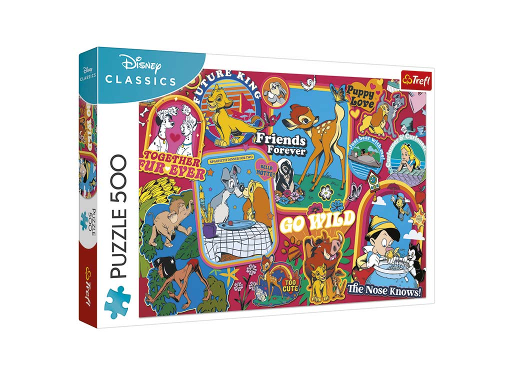 PUZLE 500 PZS. CLASICOS DISNEY cod. 8000350