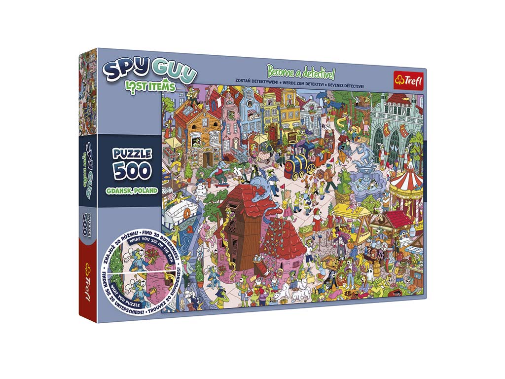 PUZLE 500 PZS. SPY GUY POLONIA cod. 8000351