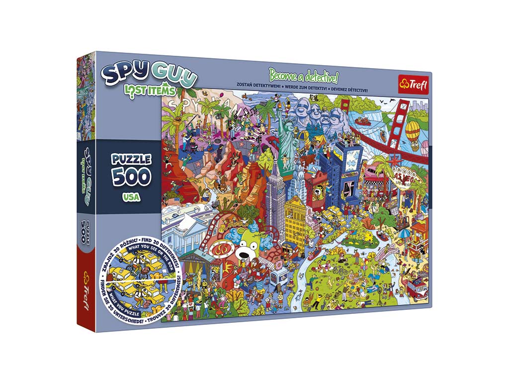 PUZLE 500 PZS. SPY GUY ESTADOS UNIDOS cod. 8000352