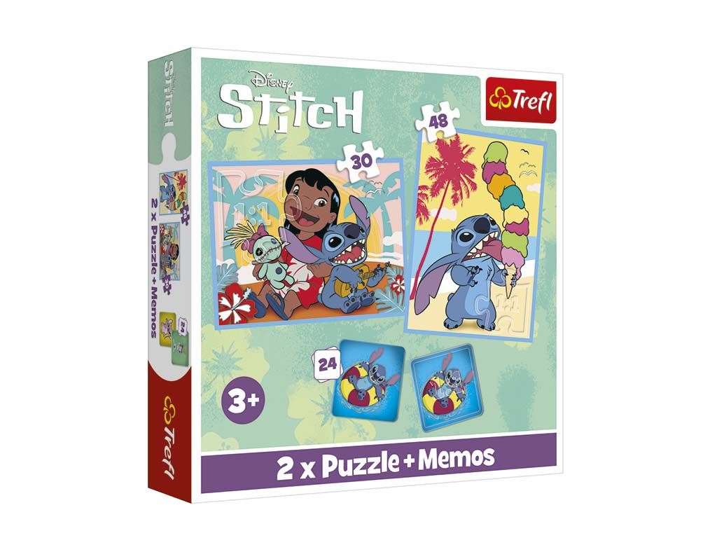PUZLE 2 EN 1 MEMO LILO&STITCH cod. 8000370