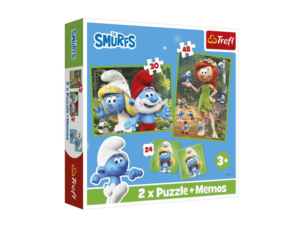 PUZLE 2 EN 1 PITUFOS cod. 8000371