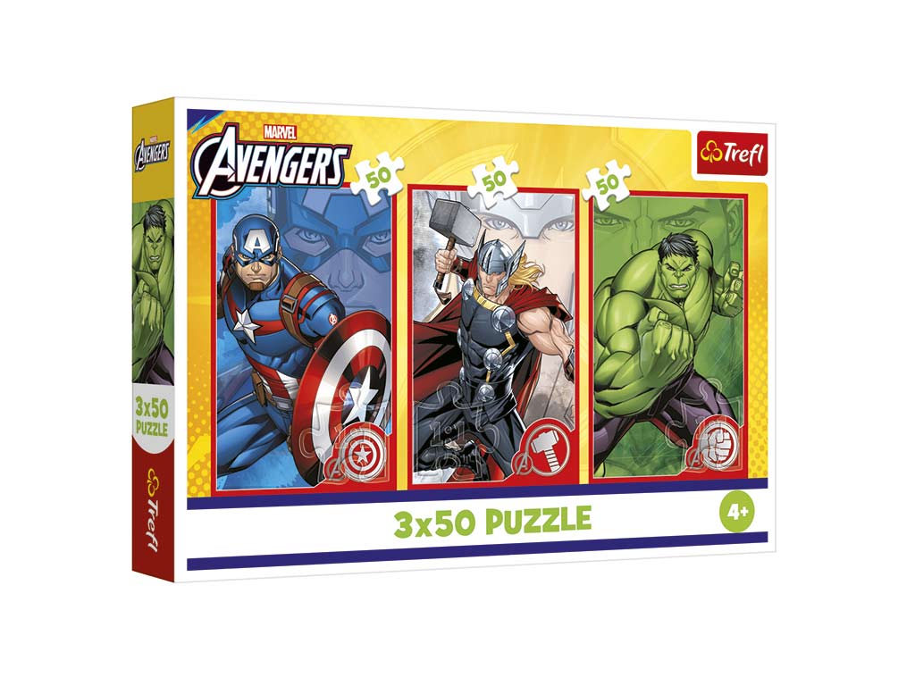 PUZLE 3X50 PZS. DISNEY MARVEL cod. 8000397
