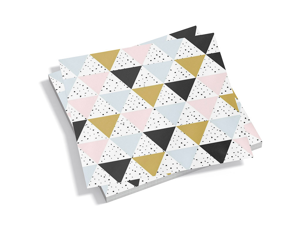 SERVILLETA TRIANGULOS AZULES cod. 8000413