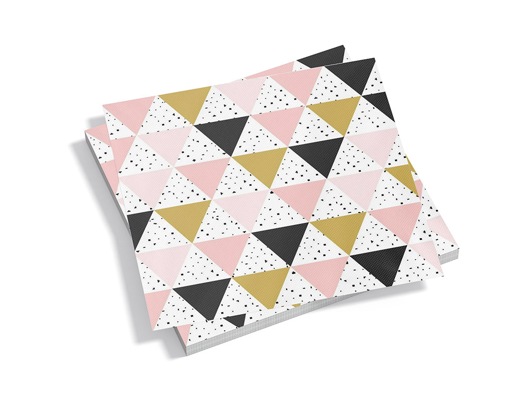 SERVILLETA TRIANGULOS ROSAS cod. 8000414