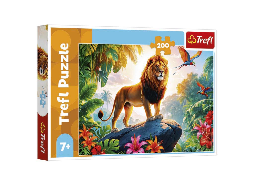 R.13329-PUZLE 200 PZS. REY DE LA SELVA cod. 8000466