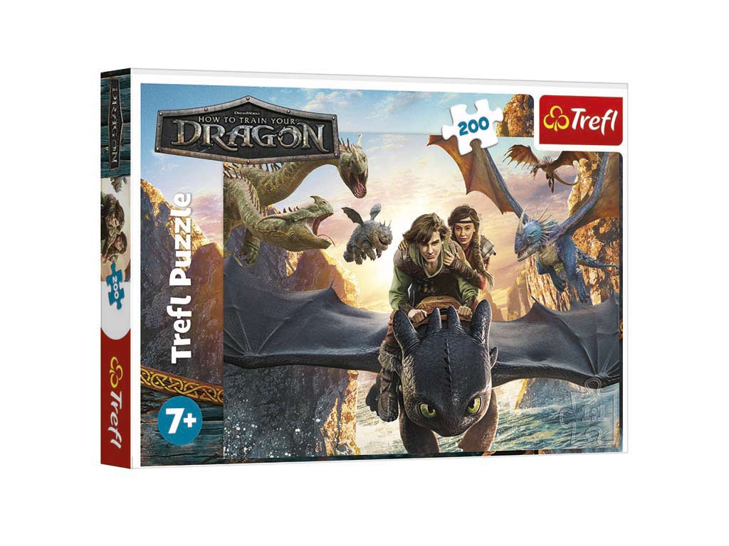 R.13348-PUZLE 200 PZS. COMO ENTRENAR A TU DRAGON cod. 8000468