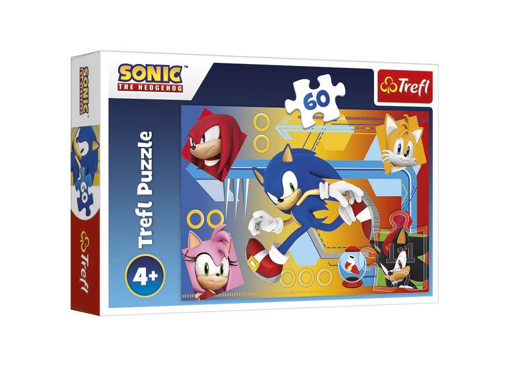 R.17387-PUZLE 60 PZS. SONIC cod. 8000479