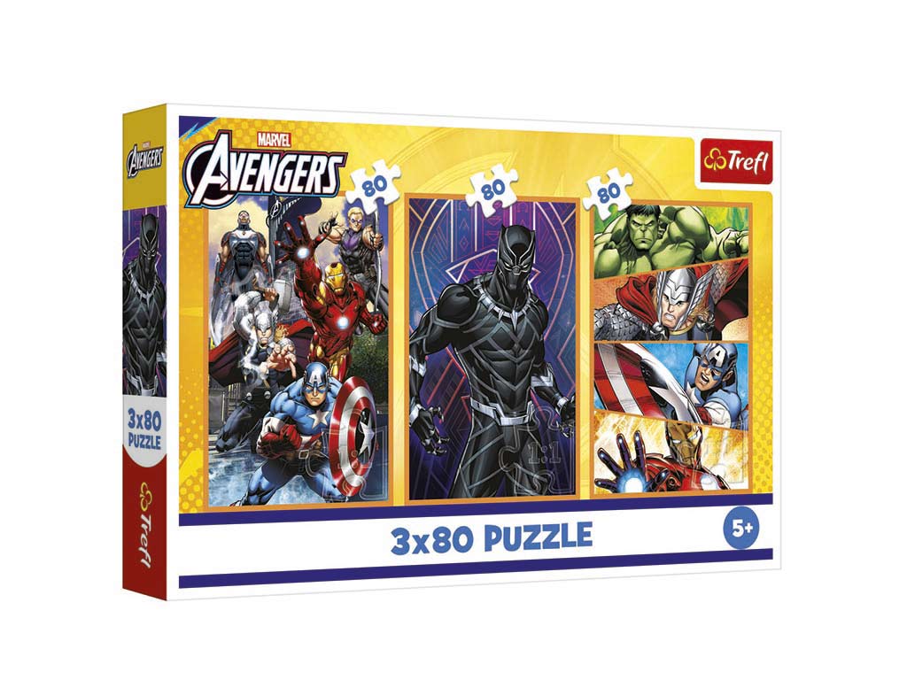R.34883-PUZLE 3X80 PZS. AVENGERS cod. 8000486