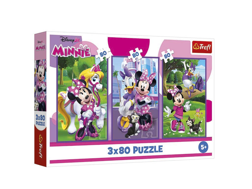 R.34889-PUZLE 3X80 PZS. MINNIE & FRIENDS cod. 8000488