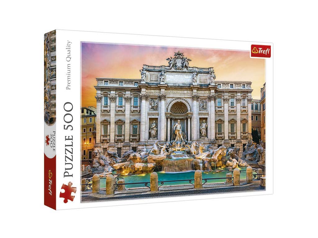 R.37292-PUZLE 500 PZS. FONTANNA DI TREVI cod. 8000493
