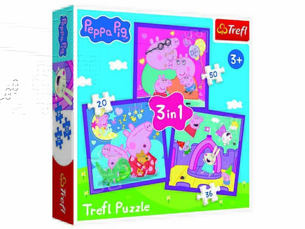 R.34893 PUZLE 3 EN 1 PEPPA PIG cod. 8000513