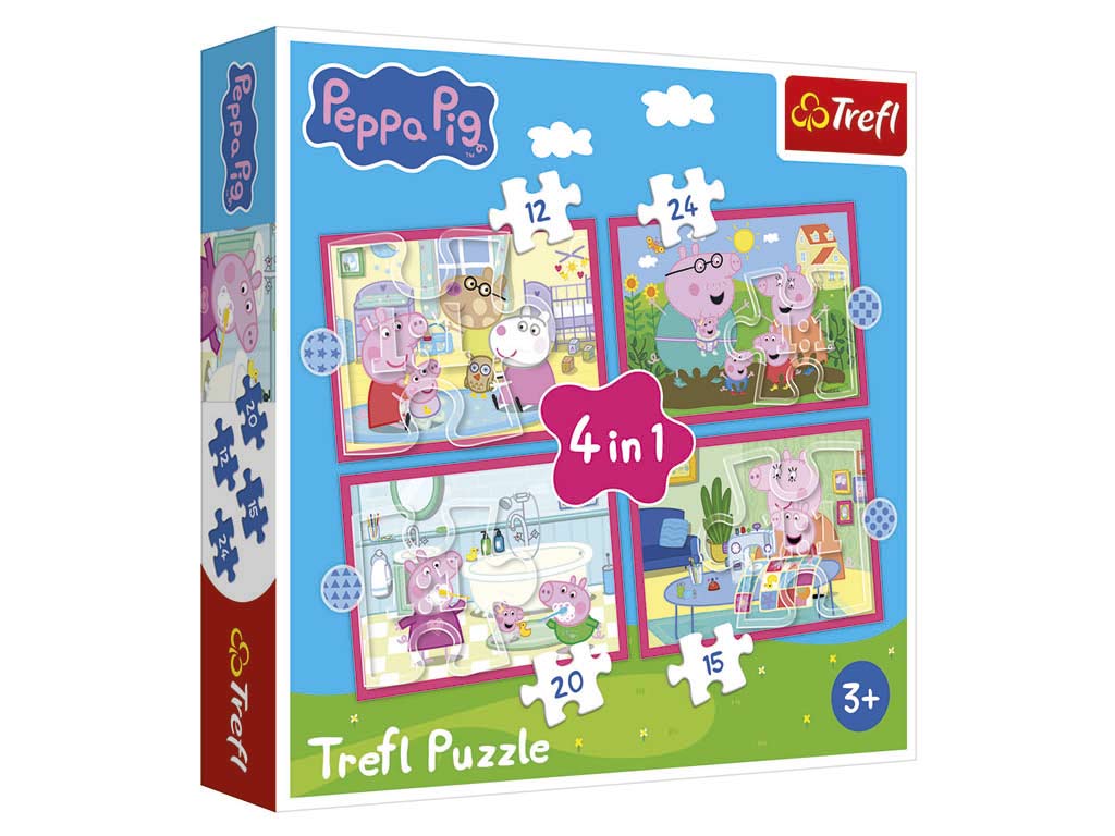 R.34672 4 EM 1 PUZLE PEPPA PIG cod. 8000527