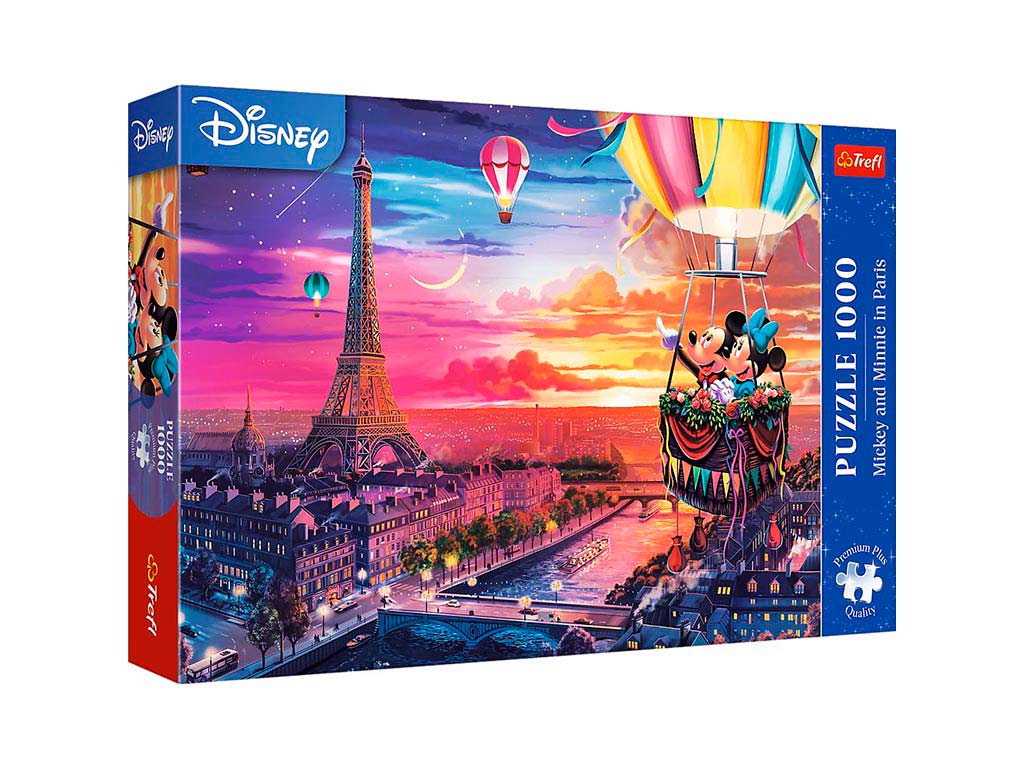 R.10917 PUZLES 1000 PZS.MICKEY AND MINNIE IN PARIS cod. 8000542