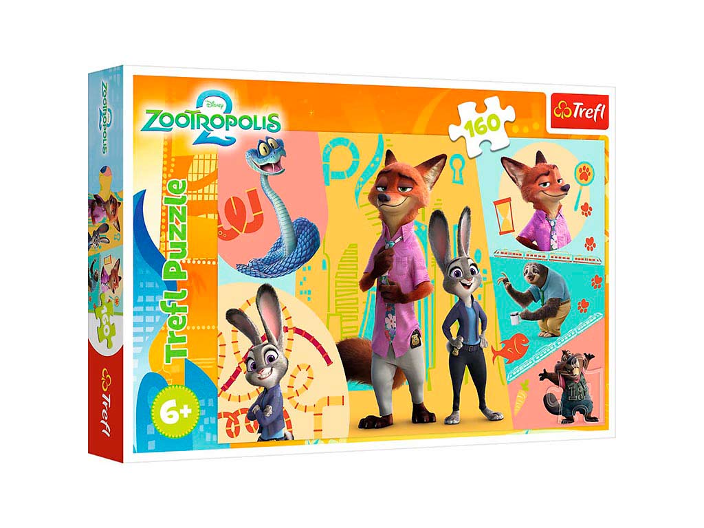 R.15429 PUZZLES 160 PZS.TOGETHER IN ZOOT cod. 8000551