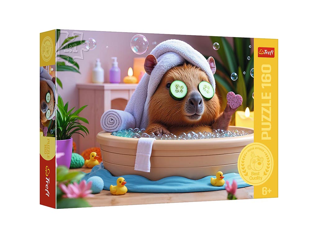 R.15433 PUZZLES 160 PZS.CAPYBARA IN SPA cod. 8000554