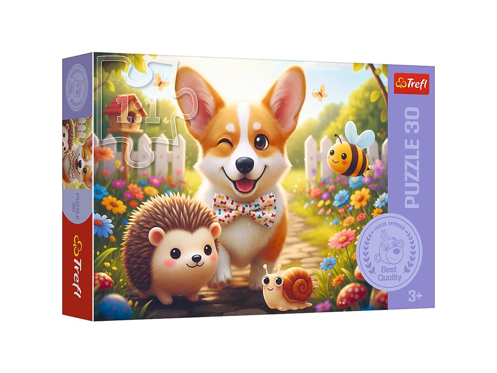 R.18347 PUZLES 30 PZS.DAY WITH CORGI cod. 8000559