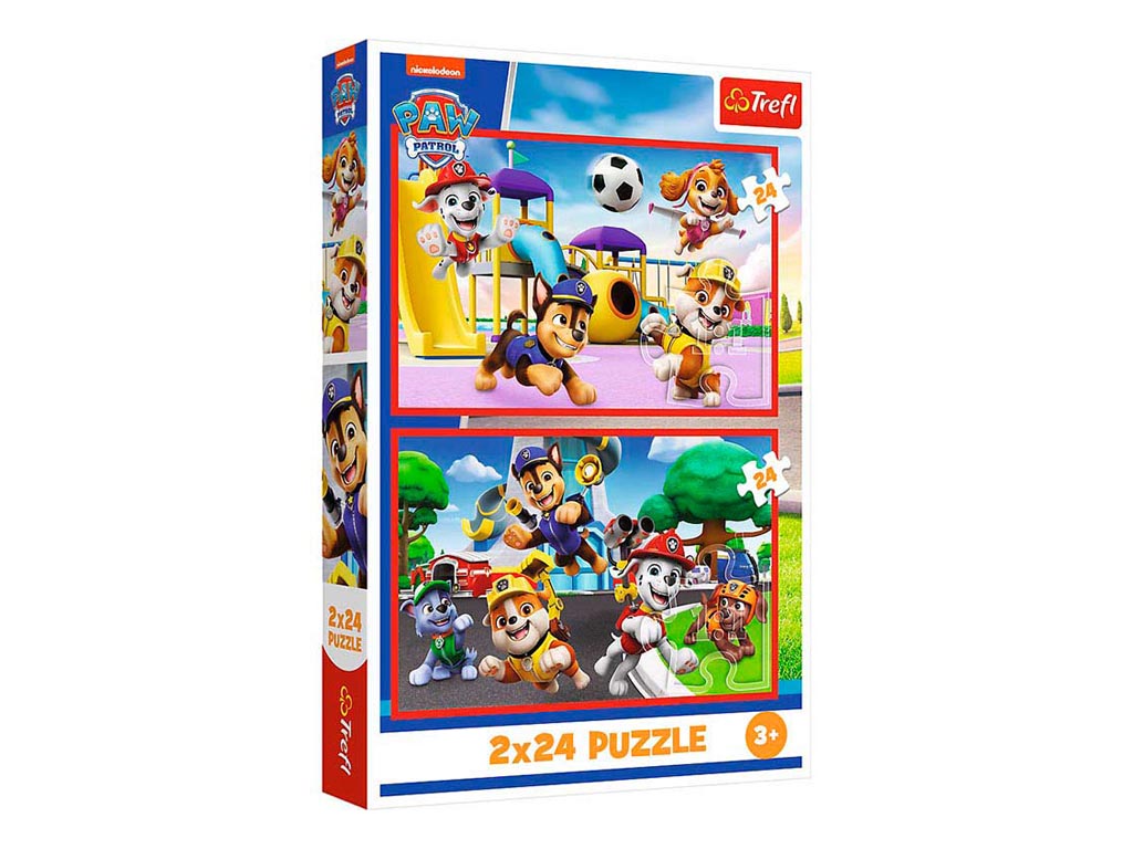 R.34434 PUZLE 2X24 PZS.DOGGY DAY OF FUN/PAW PATROL cod. 8000564