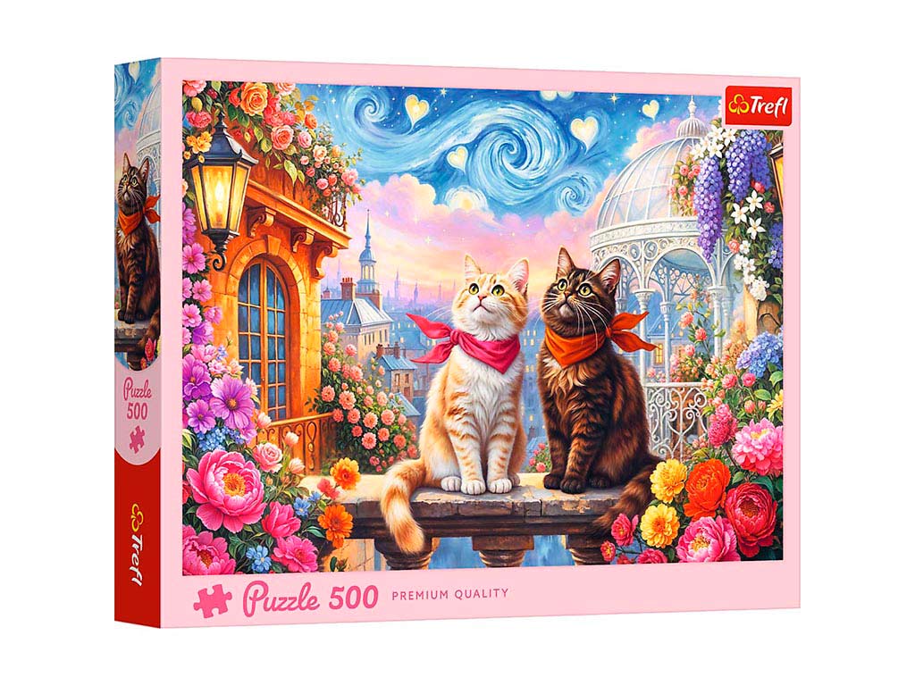R.37553 PUZLE 500 PZS.PURRFECT LOVE cod. 8000583