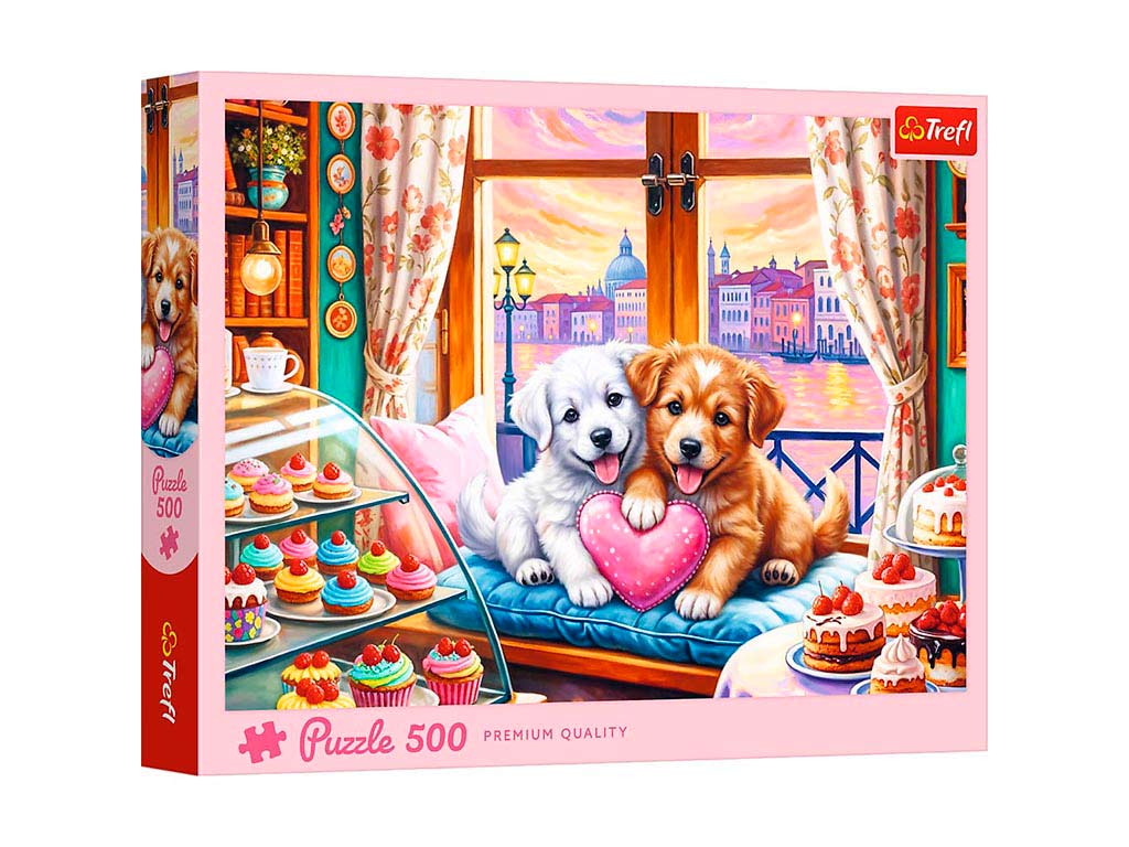 R.37554 PUZLE 500 PZS.PUPPY LOVE cod. 8000584