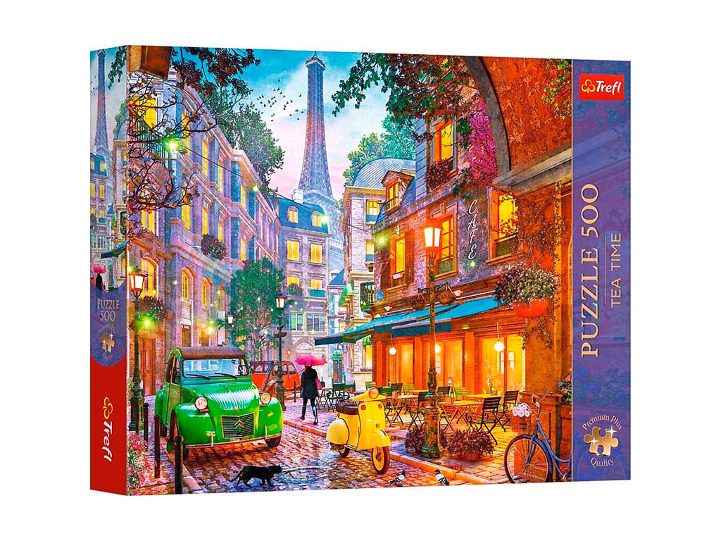 R.37614 PUZLE 500 PZS.TEA TIME: PARIS CORNER CAFÉ cod. 8000586