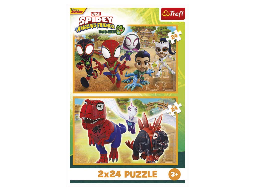 R.34432-PUZLE 2X24 SPIDEY cod. 8000631