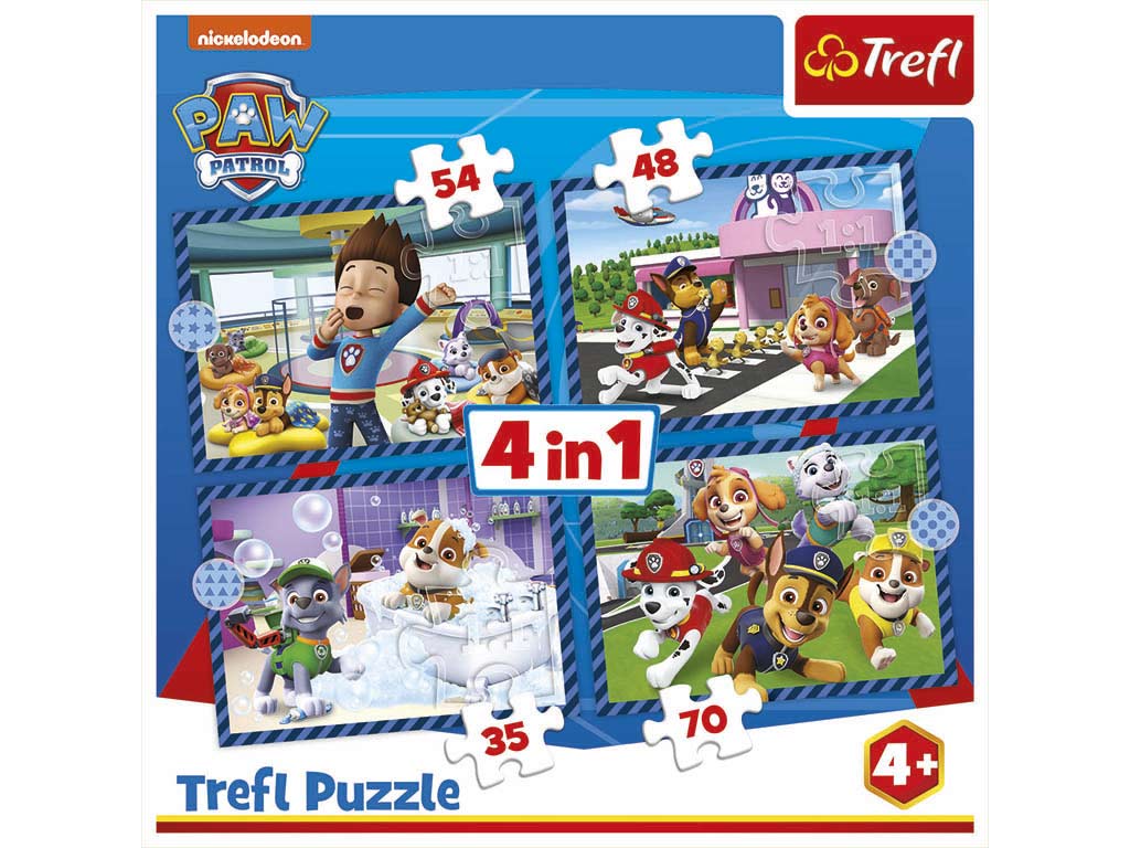R.34650-PUZLE 4 EN 1 PAW PATROL cod. 8000636