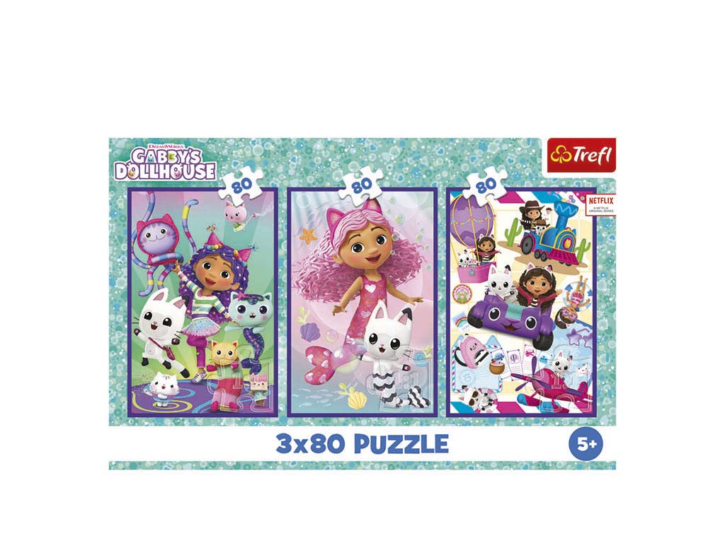 R.34882-PUZLE 3X80 PZS. GABBY cod. 8000638