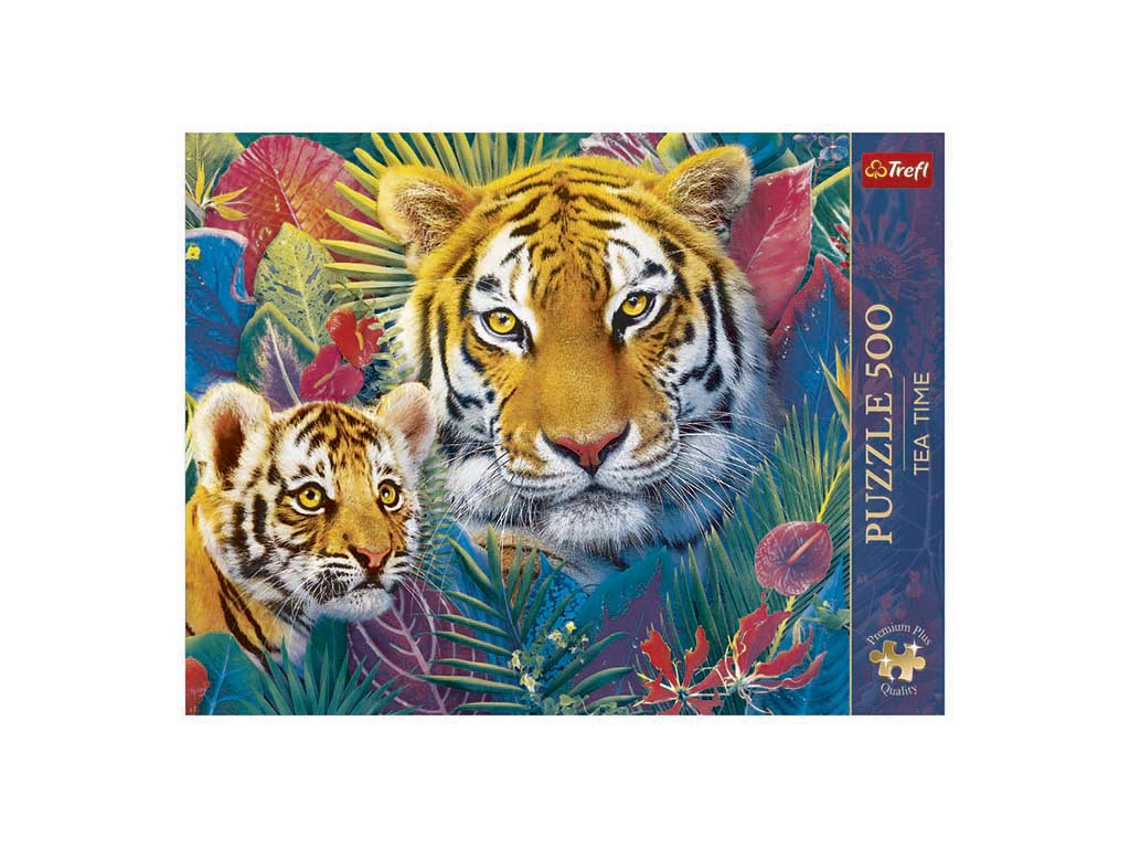 R.37625-PUZLE 500 PZS. TIGRES cod. 8000650