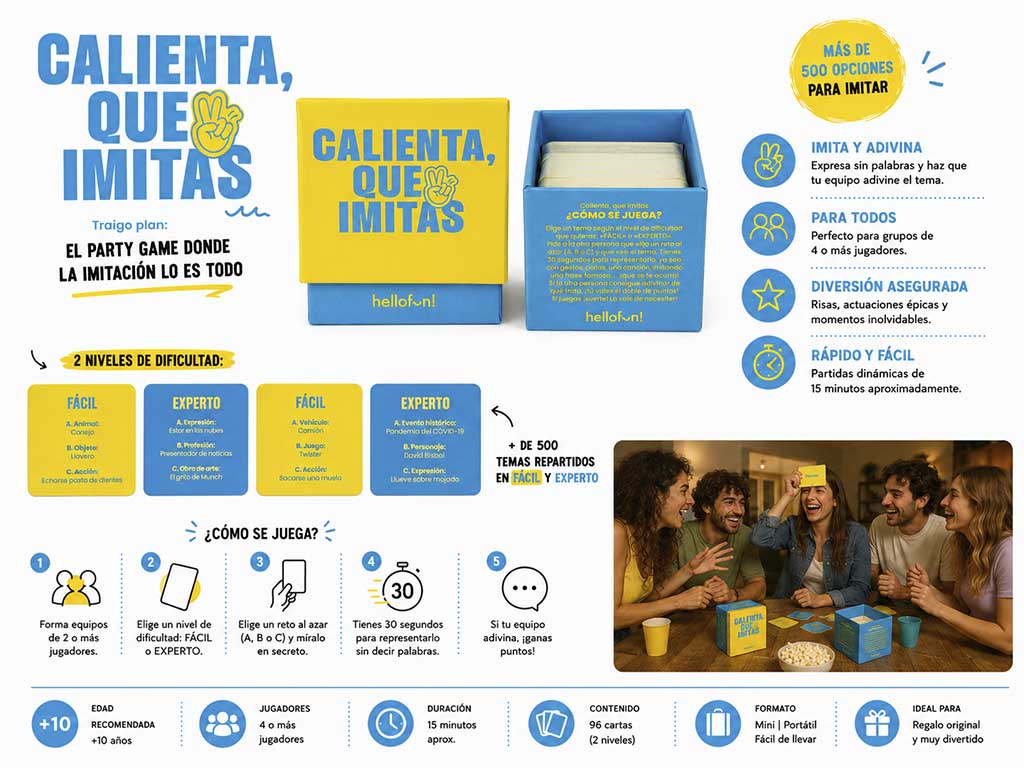 CALIENTA QUE IMITAS cod. 8000659
