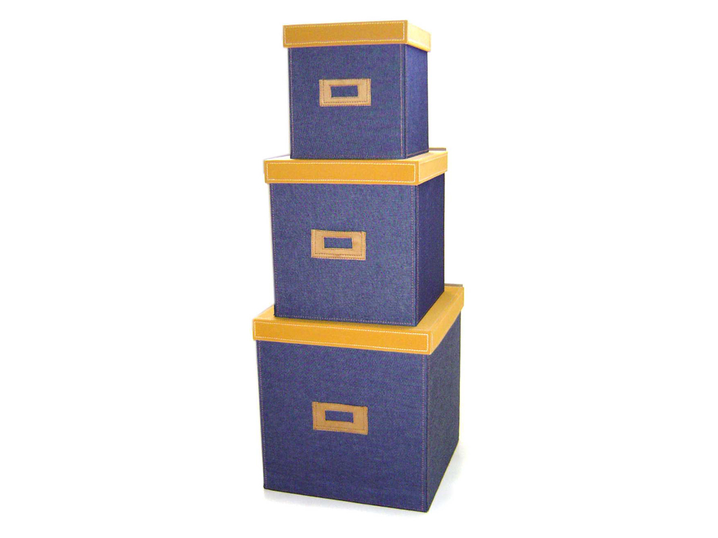 3 CAJAS FORRADAS TEJANO cod. 9000102