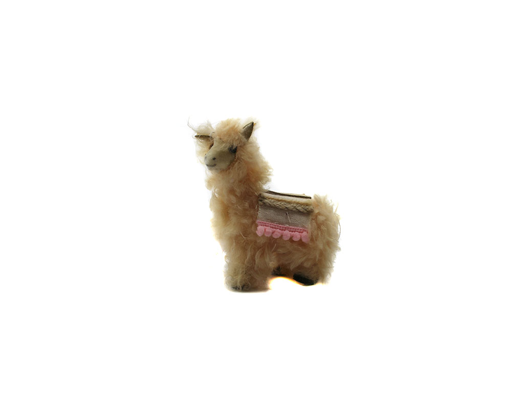 BROWN SMALL LLAMA W/DECORATION cod. 9000603