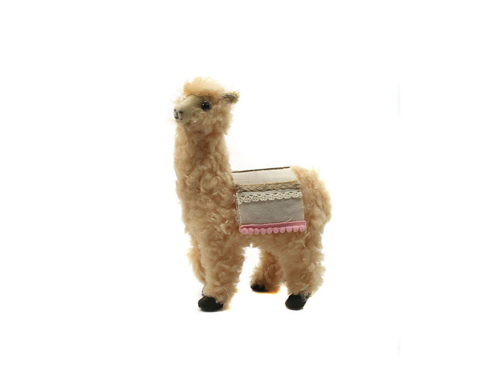 LLAMA DECORAÇAO MED. MARROM cod. 9000604