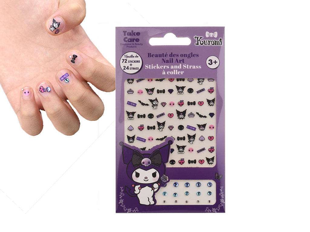 R.40509332 PEGATINAS DE UÑAS KUROMI 72/24 cod. 9000862