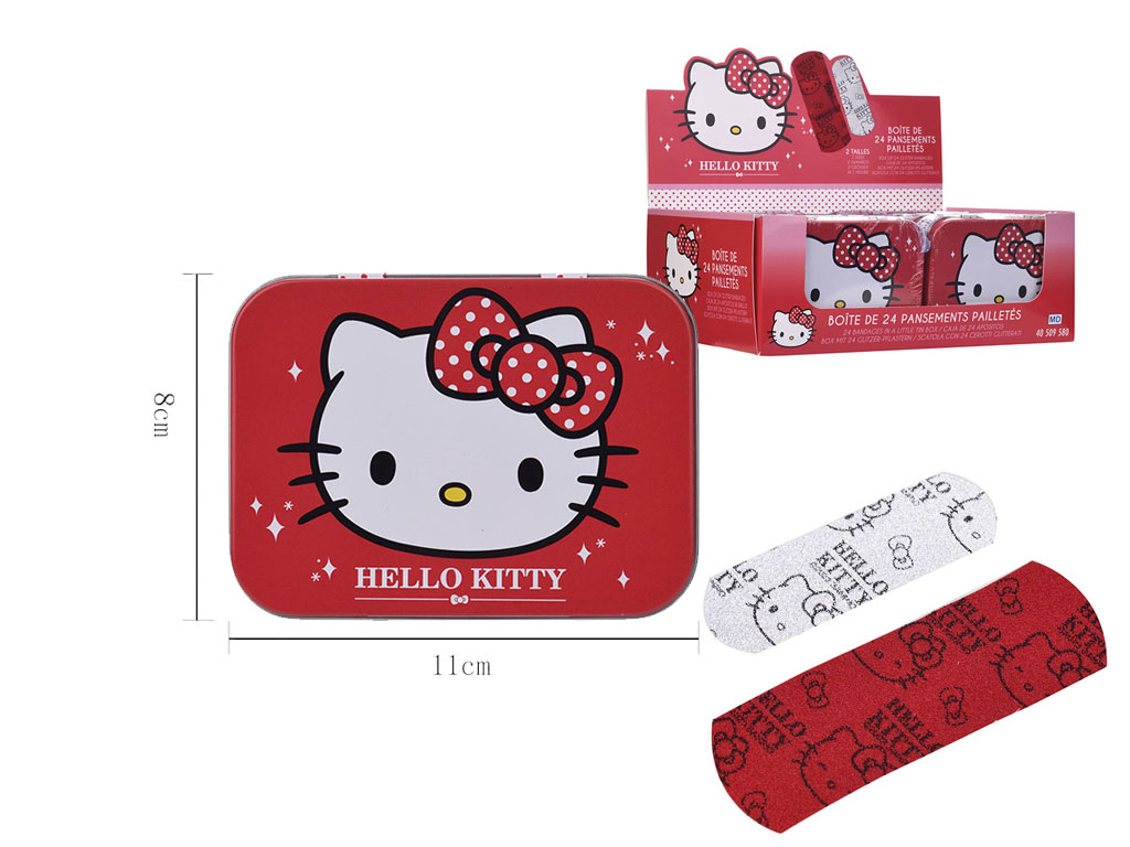 R.40509580 CAJA METALICA C/24 TIRITAS HELLO KITTY P cod. 9000877