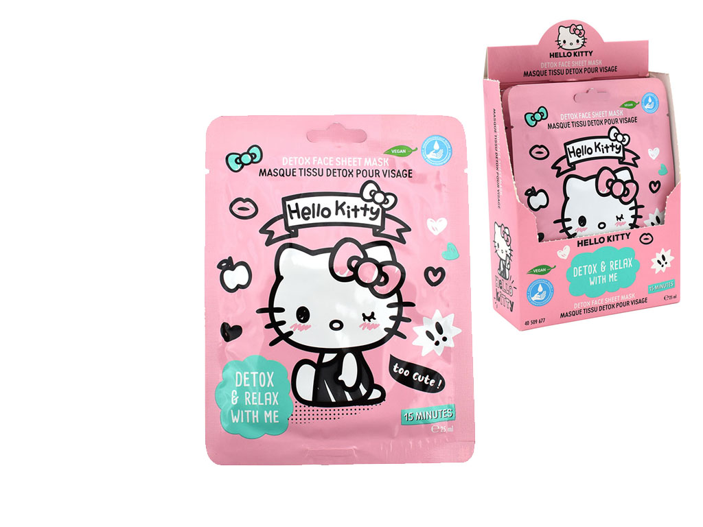 R.40509677 MASCARILLA FACIAL DETOX HELLO KITTY cod. 9000883